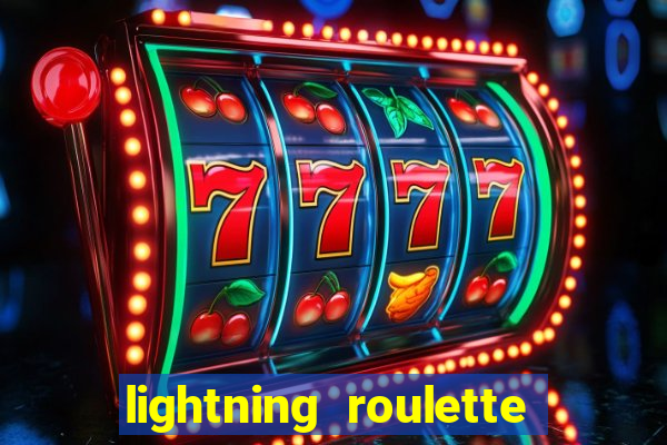 lightning roulette como jogar